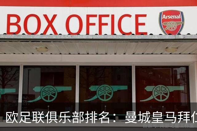 欧足联俱乐部排名：曼城皇马拜仁前3